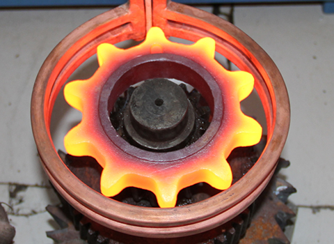 齿轮滚刀用中频感应加热机进行淬火的热处理工艺