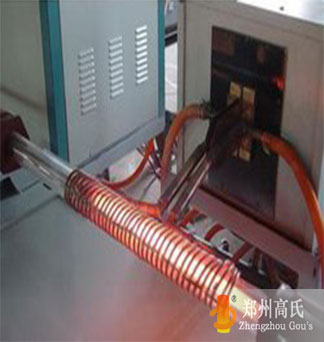 中频感应加热炉对无缝钢管进行退火热处理