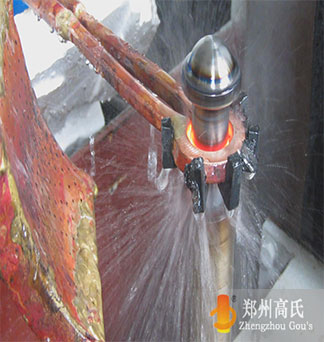 广东广州客户购买中频加热炉用于球头销的淬火热处理