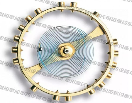 合金制手表游丝的热处理采用高频感应加热机